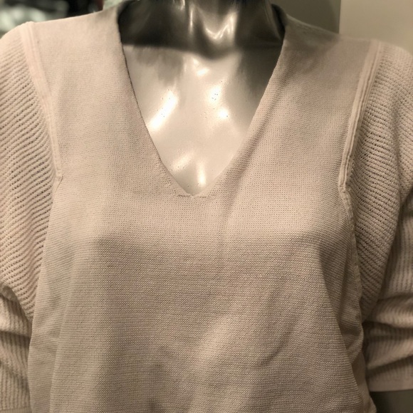 Armani Exchange quarter sleeve sweater top - Picture 5 of 8
